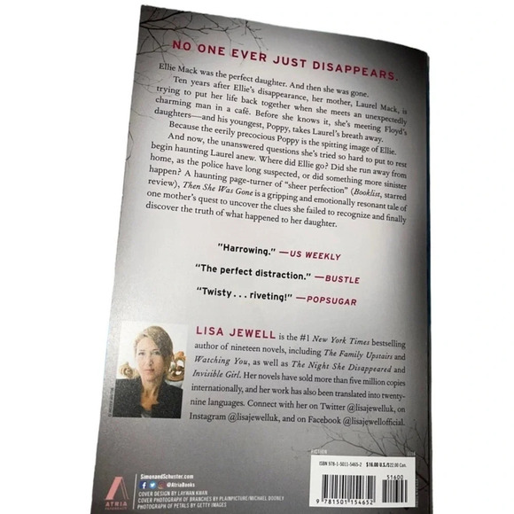 Then she was gone a novel by Lisa jewel - Picture 3 of 4